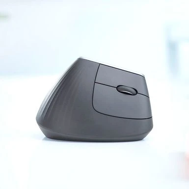 Logitech - MX Vertical Advanced Wireless Optical Ergonomic Mouse With USB And Bluetooth Connection - Graphite - Image 4