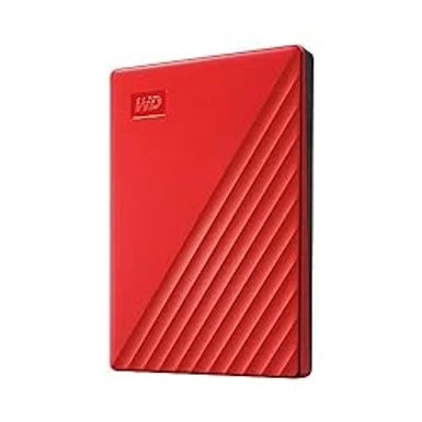 WD 1TB My Passport Portable External Hard Drive With Password Protection And Auto Backup Software, Red - WDBYVG0010BRD-WESN