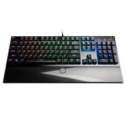 CyberPowerPC Skorpion K2 RGB Mechanical Wired Gaming Keyboard With Kontact Blue (Clicky) Switches, 104 Keys