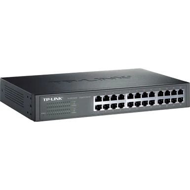TP-Link - 24-Port 10/100/1000 Mbps Gigabit Ethernet Switch - Gray - Image 2