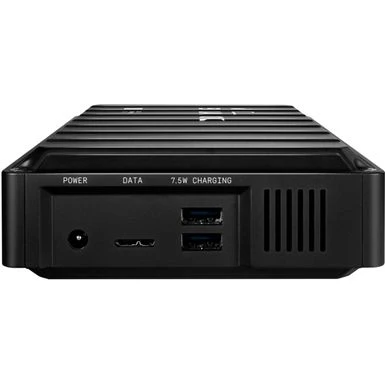 WD - BLACK D10 8TB External USB 3.2 Gen 1 Portable Hard Drive - Black - Image 4