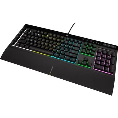 CORSAIR - K55 RGB Pro Full-size Wired Dome Membrane Gaming Keyboard With Elgato Stream Deck Software Integration - Black - Image 11