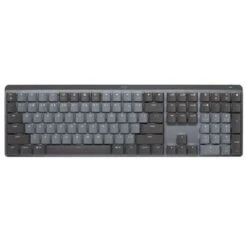 Logitech MX Mechanical Wireless Illuminated Keyboard, Tactile Quiet Switches, Graphite