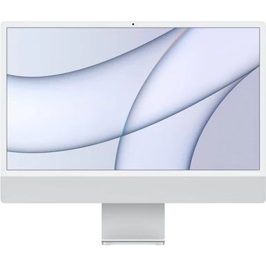Apple IMac 24" With Retina 4.5K Display, M1 Chip With 8-Core CPU And 7-Core GPU, 8GB Memory, 256GB SSD, Silver, Mid 2021