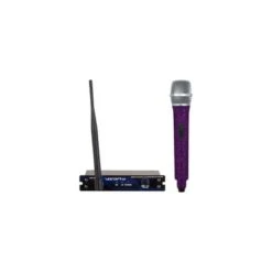 VocoPro UHF-18-DIAMOND-9F Single-Channel UHF Handheld Wireless Microphone System, 916.3MHz, Amethyst