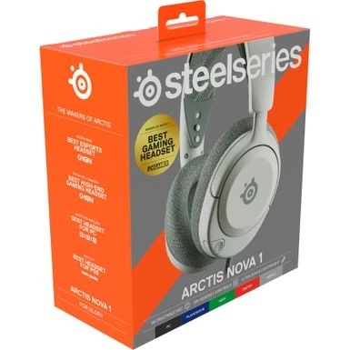 SteelSeries - Arctis Nova 1 Wired Gaming Headset For PC - White - Image 5
