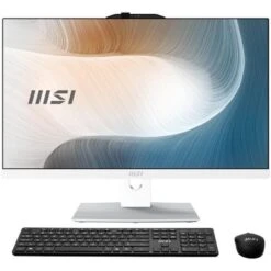 MSI MSI Modern AM242TP AIO Desktop, 23.8" FHD Touchscreen, Intel Core I5-1240P, 8GB Memory, 512GB SSD, WiFi 6, BT 5.1, FHD Webcam, White, Windows 11 Home
