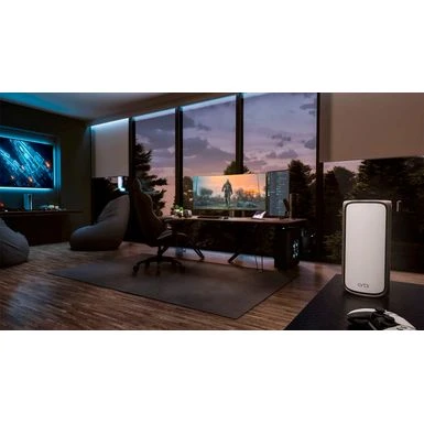 NETGEAR - Orbi 970 Series BE27000 Quad-Band Mesh Wi-Fi System (2-Pack) - White - Image 2