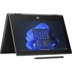 HP Pro X360 Fortis 11 G11 11.6" HD 2-In-1 Touchscreen Notebook Computer, Intel N100 0.8GHz, 8GB RAM, 128GB SSD, Windows 11 Pro