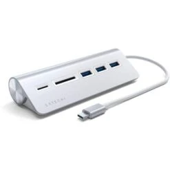 Satechi 5-In-1 USB Type-C Combo Hub For Desktop, Silver