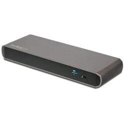 StarTech.com Thunderbolt 3 Dock Dual Monitor 4K 60Hz TB3 Laptop Docking Station With DisplayPort 85W Power Delivery 3x USB 3.0 Gigabit Ethernet (GbE) Thunderbolt 3 Dock With PD - Dual 4K 60Hz TB3 Dock (TB3DK2DPPD) - Docking Station - USB-C - DP - GigE