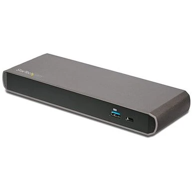 StarTech.com Thunderbolt 3 Dock Dual Monitor 4K 60Hz TB3 Laptop Docking Station With DisplayPort 85W Power Delivery 3x USB 3.0 Gigabit Ethernet (GbE) Thunderbolt 3 Dock With PD - Dual 4K 60Hz TB3 Dock (TB3DK2DPPD) - Docking Station - USB-C - DP - GigE