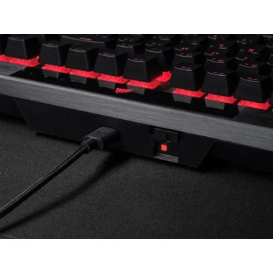 CORSAIR - K70 RGB PRO Full-size Wired Mechanical Cherry MX Speed Linear Switch Gaming Keyboard With PBT Double-Shot Keycaps - Black - Image 7
