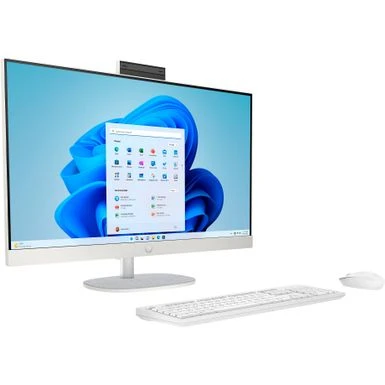 HP - 27" Full HD Touch-Screen All-in-One With Adjustable Height - Intel Core I5 - 8GB Memory - 512GB SSD - Shell White - Image 3