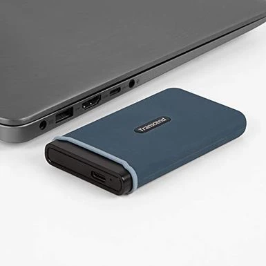 Transcend 500GB USB 3.1 Gen 2 USB Type-C ESD370C Portable SSD Solid State Drive TS500GESD370C - Image 3