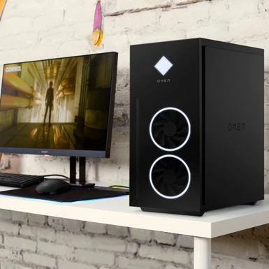 HP OMEN - 40L Gaming Desktop - AMD Ryzen 7 7700 - 16GB DDR5 Memory - NVIDIA GeForce RTX 4060 Ti - 1TB SSD - Black - Image 12