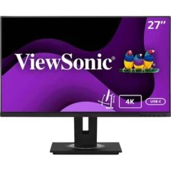 ViewSonic - VG2756-4K 27" IPS 4K UHD Docking Monitor (HDMI, USB-C, DisplayPort)
