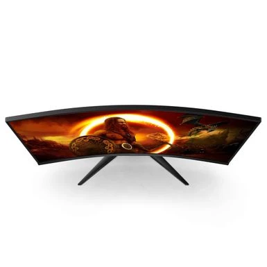 AOC C32G2E 31.5'' 16:9 Full HD 165Hz G Line Curved Gaming Monitor, Black & Red - Image 11