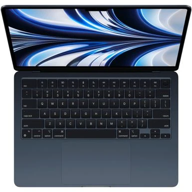 Apple MacBook Air 13.6" With Liquid Retina Display, M2 Chip With 8-Core CPU And 10-Core GPU, 16GB Memory, 256GB SSD, 30W USB-C Power Adapter, Midnight, Mid 2022 - Image 2