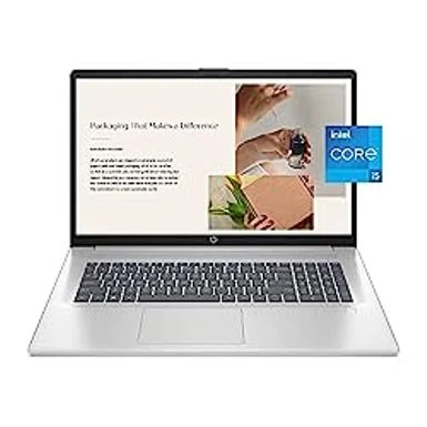 HP 17 Inch Laptop, HD+ Display, 12th Gen Intel Core I5, 8 GB RAM, 512 Gb SSD, Intel Iris Xe Graphics, Windows 11 Home, 17-cn2099nr (2023)