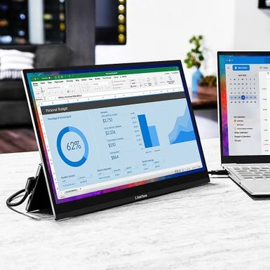 SideTrak - Solo Touchscreen Freestanding Portable 15.6" Monitor - Black - Image 6