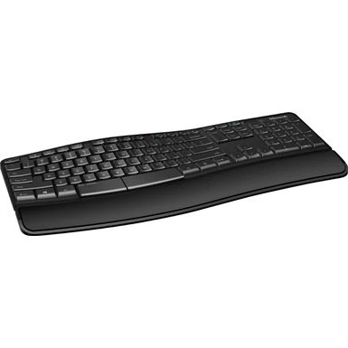 Microsoft - Ergonomic Full-size Wireless Sculpt Comfort Desktop USB Keyboard And Mouse Bundle - Black - Image 13