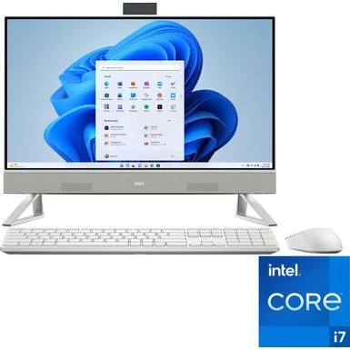 Dell - Inspiron 23.8" Touch Screen All-In-One Desktop - 13th Gen Intel Core I7 - 16GB Memory - 512GB SSD - White