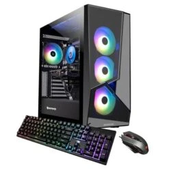 IBUYPOWER SlateMR 291i Gaming Desktop Computer, Intel Core I7-12700F 2.1GHz, 16GB RAM, 1TB SSD, NVIDIA GeForce RTX 3060 Ti 8GB, Windows 11 Home