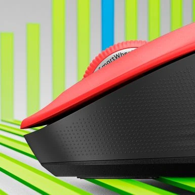 Logitech - Signature M650 L Full-size Wireless Scroll Mouse With Silent Clicks - Red - Image 7