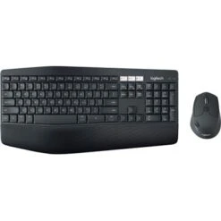 Logitech - MK850 Performance Full-size Wireless Keyboard And Mouse Combo For PC And Mac - Black