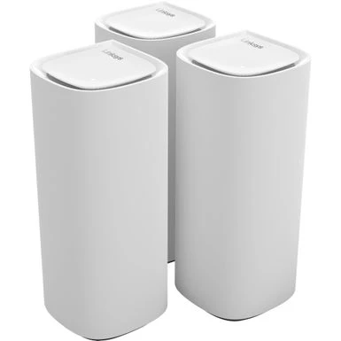 Linksys - Velop Pro 7 BE11000 Tri-Band Mesh Wi-Fi 7 System (3-Pack) - White - Image 2