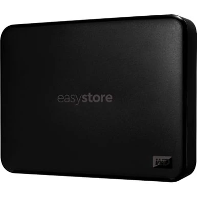 WD - Easystore 4TB External USB 3.0 Portable Hard Drive - Black