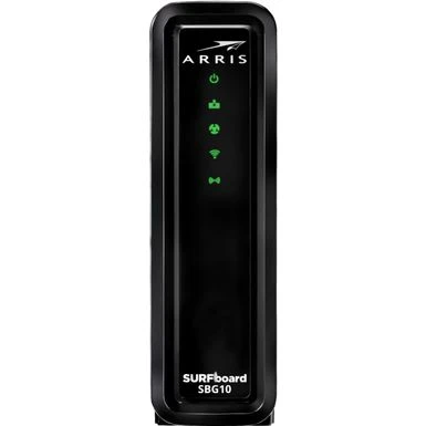 ARRIS - SURFboard 16 X 4 DOCSIS 3.0 Cable Modem & AC1600 Wi-Fi Router - Black - Image 5
