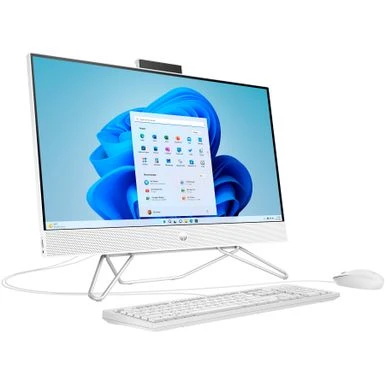 HP - 23.8" Full HD Touch-Screen All-in-One - Intel Core I3 - 8GB Memory - 512GB SSD - Starry White - Image 6