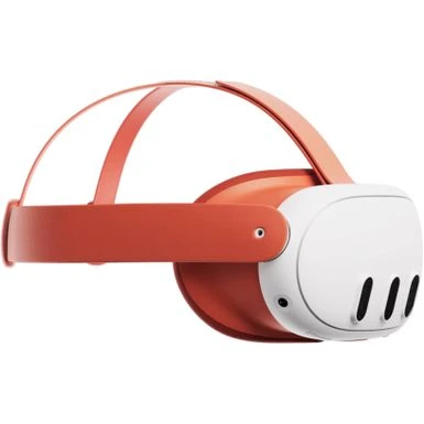 Meta - Quest 3 Facial Interface & Head Strap - Blood Orange - Image 3