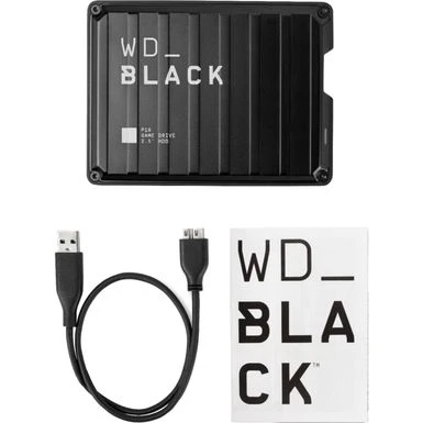 WD - BLACK P10 4TB External USB 3.2 Gen 1 Portable Hard Drive - Black - Image 4