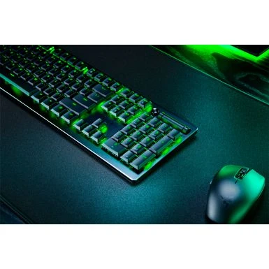 Razer - DeathStalker V2 Pro Full Size Wireless Optical Linear Switch Gaming Keyboard With Low-Profile Design - Black - Image 16