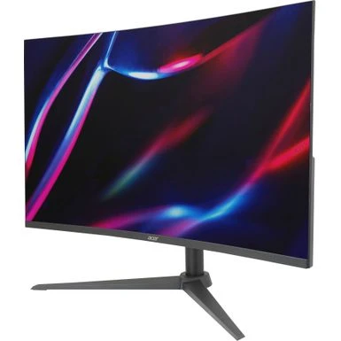 Acer - Nitro XZ320Q P3bmiiphx 31.5β LED Curved FHD FreeSync Premium Monitor - Black - Image 2