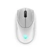 Dell Alienware AW720M Tri-Mode Wireless Gaming Mouse - 2.4GHz Wireless, Bluetooth 5.1, 26,000 DPI, 8-Fully Programmable Buttons, Magnetic Snap Charging Adapter USB-A To USB-C Cable - Lunar Light