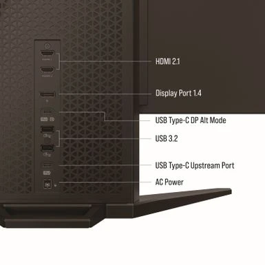 CORSAIR - Xeneon Flex 45” OLED Bendable QHD 240Hz 0.03ms FreeSync And G-SYNC Compatible Monitor With HDR10 (HDMI, DisplayPort) - Black - Image 13