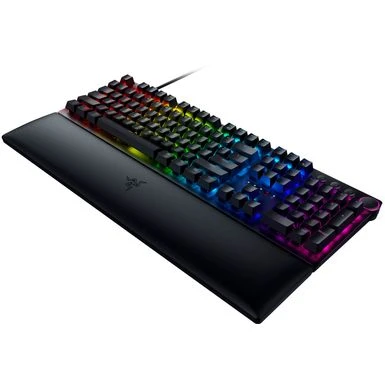 Razer - Huntsman V2 Full Size Wired Optical Red Linear Switch Gaming Keyboard With Chroma RGB Backlighting - Black - Image 3