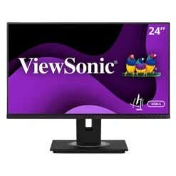 ViewSonic - VG2456A 23.8" LCD FHD Monitor (DisplayPort USB, HDMI) - Black