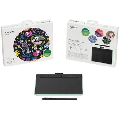 Wacom - Intuos Graphic Drawing Tablet For Mac, PC, Chromebook & Android (Small) With Software Included (Wireless) - Pistachio - Image 6