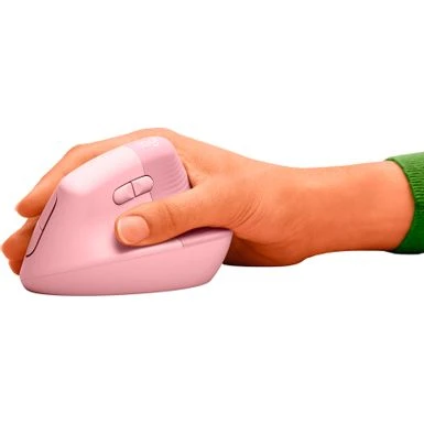 Logitech - Lift Vertical Wireless Ergonomic Mouse With 4 Customizable Buttons - Rose - Image 8