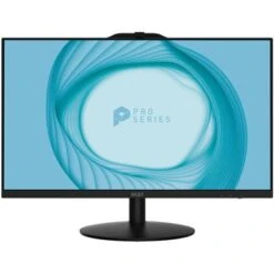 MSI PRO AP272 12M-033US 27" Full HD All-In-One Desktop Computer, Intel Core I5-12400 2.5GHz, 8GB RAM, 500GB SSD, Windows 11 Home, Black