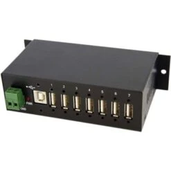 StarTech 7 Port Mountable Rugged Industrial USB Hub