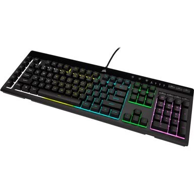 CORSAIR - K55 RGB Pro Full-size Wired Dome Membrane Gaming Keyboard With Elgato Stream Deck Software Integration - Black - Image 8