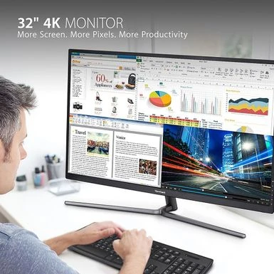 ViewSonic - 31.5 LCD 4K UHD FreeSync Monitor (DisplayPort HDMI) - Image 15