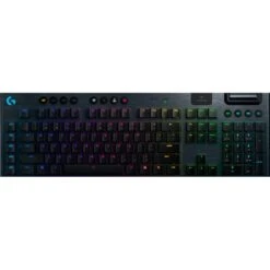 Logitech - G915 LIGHTSPEED Full-size Wireless Mechanical GL Clicky Switch Gaming Keyboard With RGB Backlighting - Black