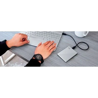 WD - My Passport Ultra For Mac 2TB External USB 3.0 Portable Hard Drive - Silver - Image 8